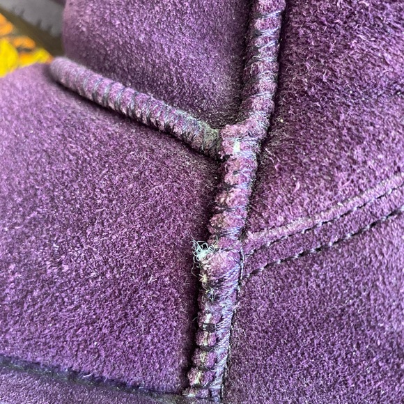 BearPaw Purple faux fur lined boots - Picture 9 of 14